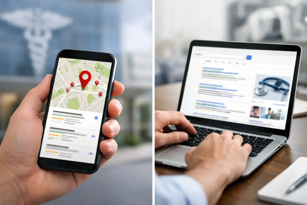 Local SEO Versus Paid Search for Healthcare