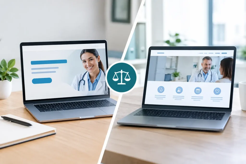 Landing Pages Versus Clinic Homepages: What Wins?