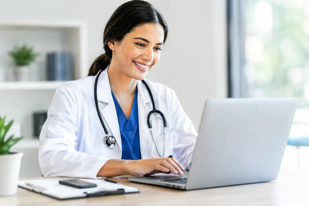 Medical Website Calls to Action That Book Patients