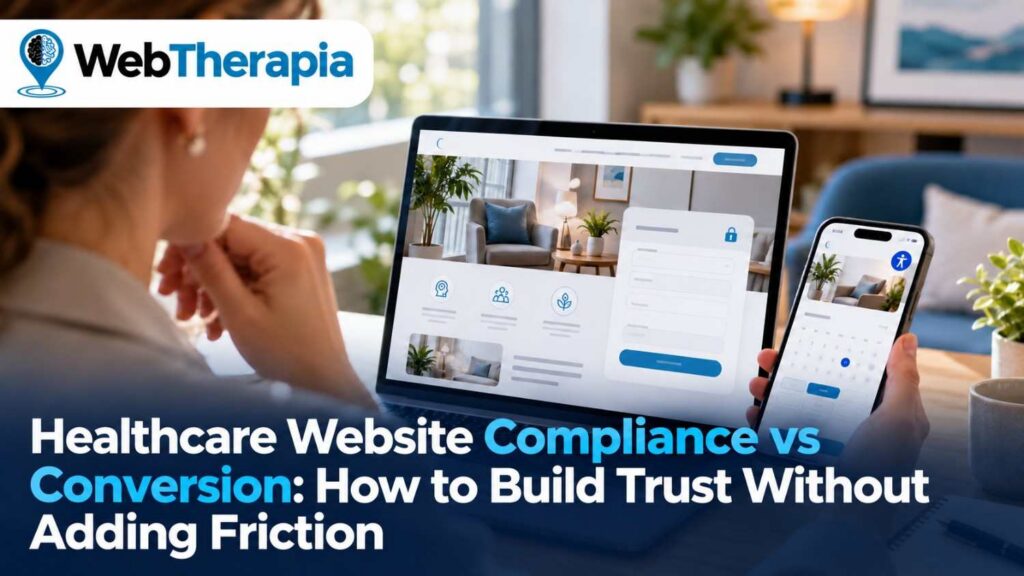 Healthcare Website Compliance vs Conversion: How to Build Trust Without Adding Friction
