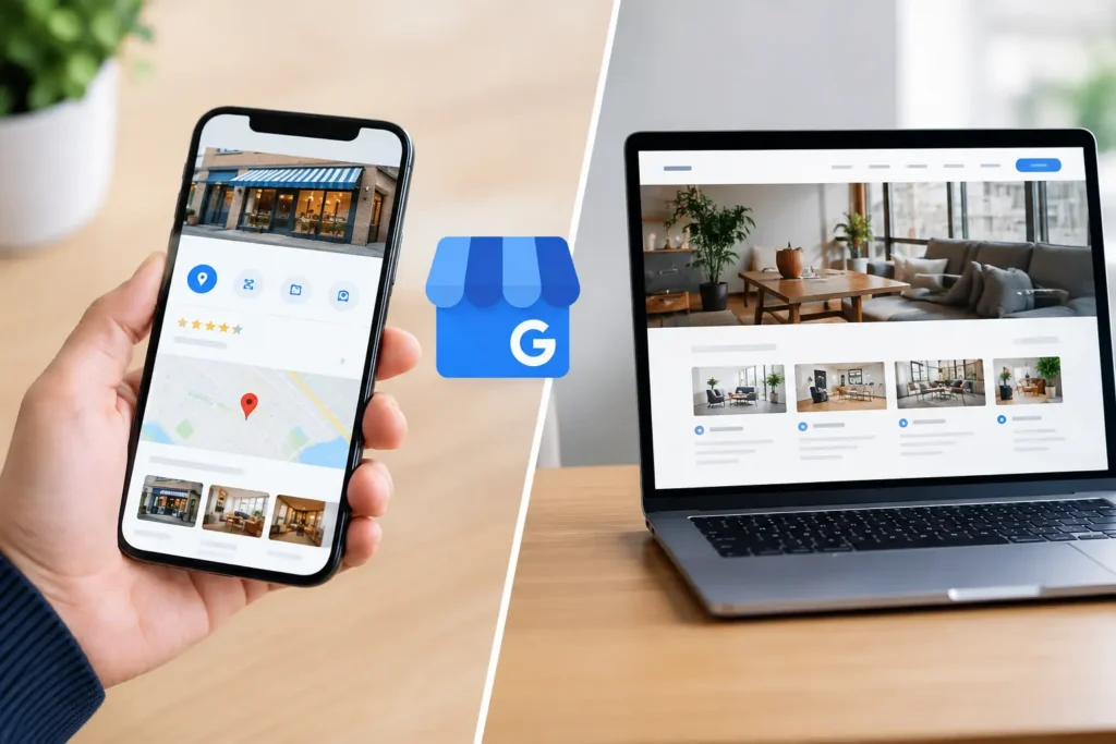 Google Business Profile Versus Website: What Wins?