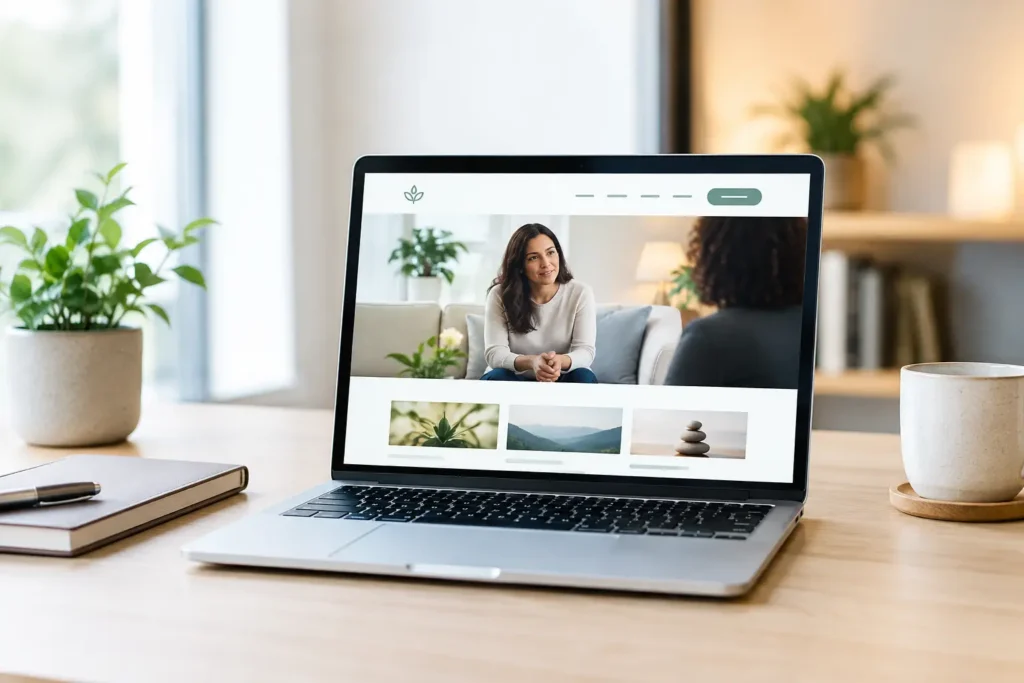 Therapy Practice Website Redesign Example